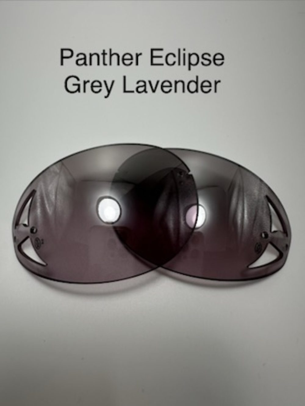 Cartier Panthere Sunglasses Factory Replacement Lenses Gray Lavender - Brand New